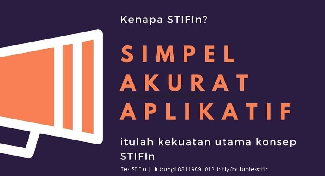 Tes Sidik Jari STIFIn tesstifin.id 081805180808