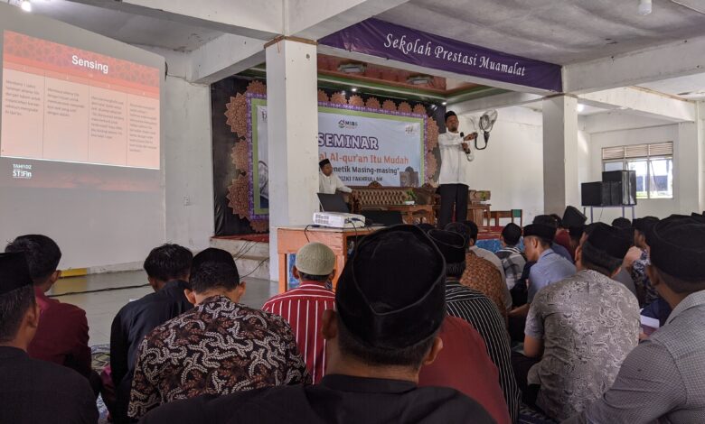 STIFIn Aceh 2 - Santri MSBS Ikut Seminar Menghafal Al-Qur&rsquo;an Bersama STIFIn Banda Aceh
