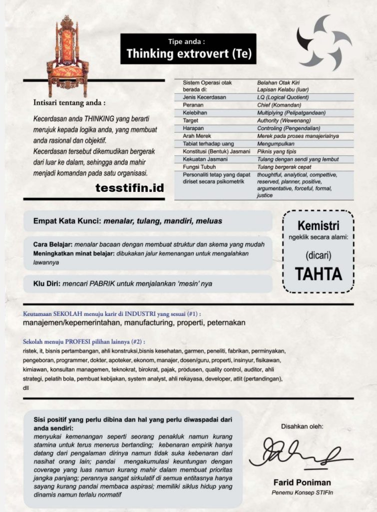 Sertifikat STIFIn Thinking extrovert Te 755x1024 - Hasil Tes STIFIn Thinking extrovert Te
