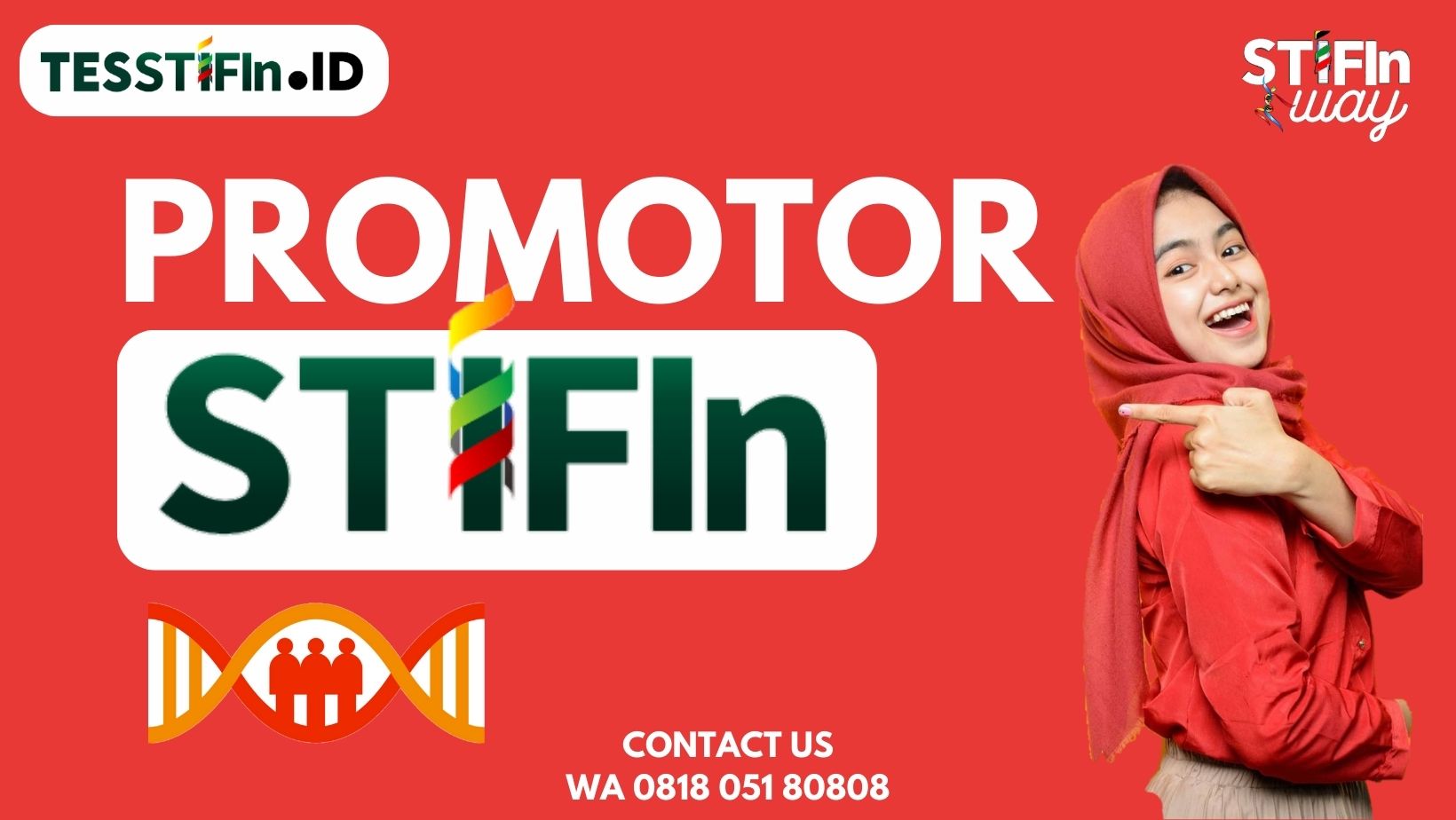 Promotor STIFIn Jonggol Bogor 081805180808 - tesstifin.id
